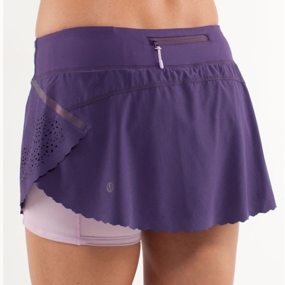 Lululemon Run A Marathon Skirt Concord Grape / Rose Quartz - Picture 6 of 12